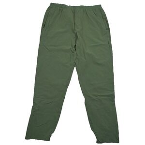 Lululemon Run State Jogger Pants Mens Size L Green Ankle Zip Lightweight LM5AL8S